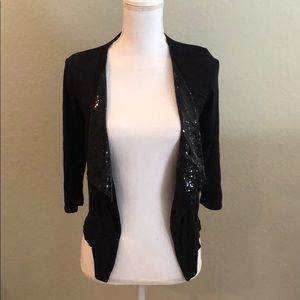 Silence + noise sequin drapped cardigan